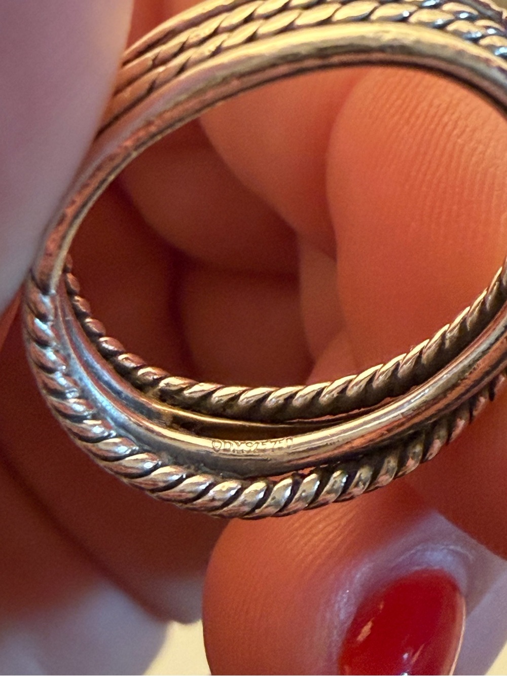 David Yurman Crossover Band Ring - Picture 4 of 4